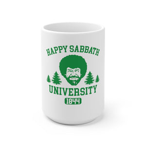 Happy Sabbath University Mug - Adventist Apparel