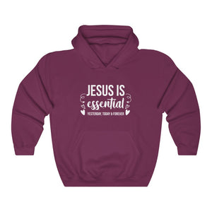 Jesus Is Essential Hoodie - Adventist Apparel