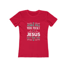 Load image into Gallery viewer, Jesus Fills Your Soul Women&#39;s Tee - Adventist Apparel
