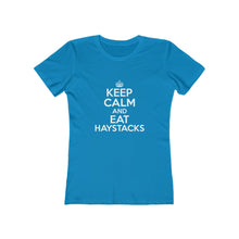 Load image into Gallery viewer, Keep Calm Eat Haystacks Women&#39;s Tee - Adventist Apparel
