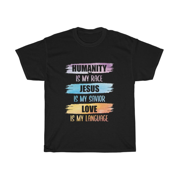 Humanity Jesus Love Unisex Tee - Adventist Apparel