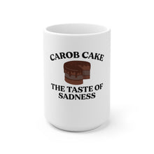 Load image into Gallery viewer, Carob Cake Sadness Mug - Adventist Apparel
