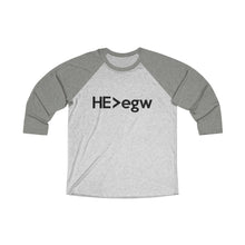 Load image into Gallery viewer, HE Is Greater Than EGW Baseball Tee - Adventist Apparel
