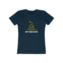 Load image into Gallery viewer, Don&#39;t Tread On Jesus Women&#39;s Tee - Adventist Apparel
