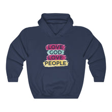 Load image into Gallery viewer, Love God Love People Hoodie - Adventist Apparel
