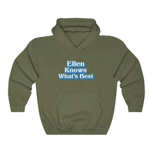 Load image into Gallery viewer, Ellen Knows What&#39;s Best Hoodie - Adventist Apparel
