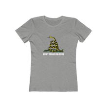 Load image into Gallery viewer, Don&#39;t Tread On Jesus Women&#39;s Tee - Adventist Apparel
