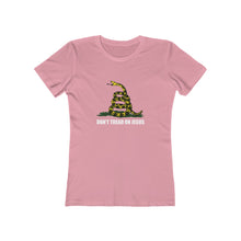 Load image into Gallery viewer, Don&#39;t Tread On Jesus Women&#39;s Tee - Adventist Apparel
