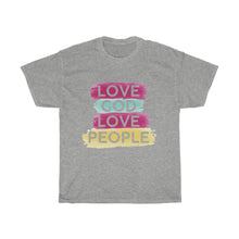 Load image into Gallery viewer, Love God Love People Unisex Tee - Adventist Apparel
