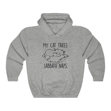 Load image into Gallery viewer, My Cat Takes Sabbath Naps Hoodie - Adventist Apparel
