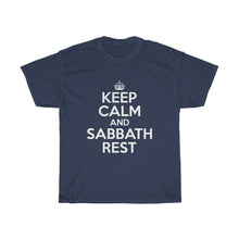 Load image into Gallery viewer, Keep Calm Sabbath Rest Unisex Tee - Adventist Apparel
