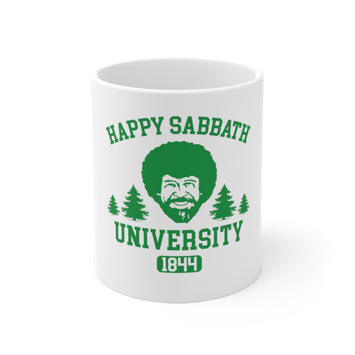 Happy Sabbath University Mug - Adventist Apparel