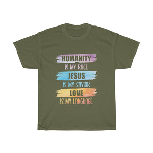 Humanity Jesus Love Unisex Tee - Adventist Apparel