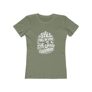 Fall In Love With Jesus Everyday Women's Tee - Adventist Apparel