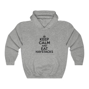 Keep Calm Eat Haystacks Hoodie - Adventist Apparel