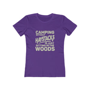 Camping Without Haystacks Women's Tee - Adventist Apparel