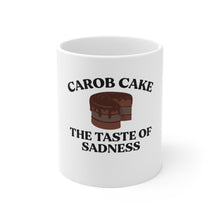 Load image into Gallery viewer, Carob Cake Sadness Mug - Adventist Apparel
