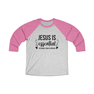 Jesus Is Essential Baseball Tee - Adventist Apparel