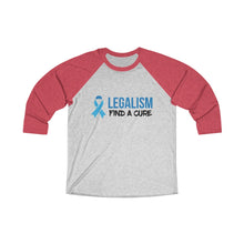 Load image into Gallery viewer, Legalism Find A Cure Baseball Tee - Adventist Apparel
