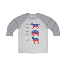 Load image into Gallery viewer, Vote Lamb Baseball Tee - Adventist Apparel
