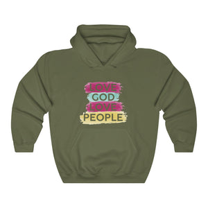 Love God Love People Hoodie - Adventist Apparel