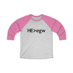 HE Is Greater Than EGW Baseball Tee - Adventist Apparel