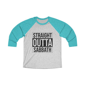 Straight Outta Sabbath Baseball Tee - Adventist Apparel