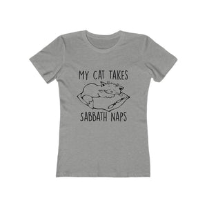 My Cat Takes Sabbath Naps Women's Tee - Adventist Apparel