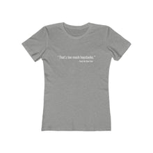 Load image into Gallery viewer, Too Much Haystacks Women&#39;s Tee - Adventist Apparel

